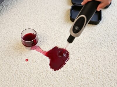 コードレスシミ取りクリーナーで簡単掃除